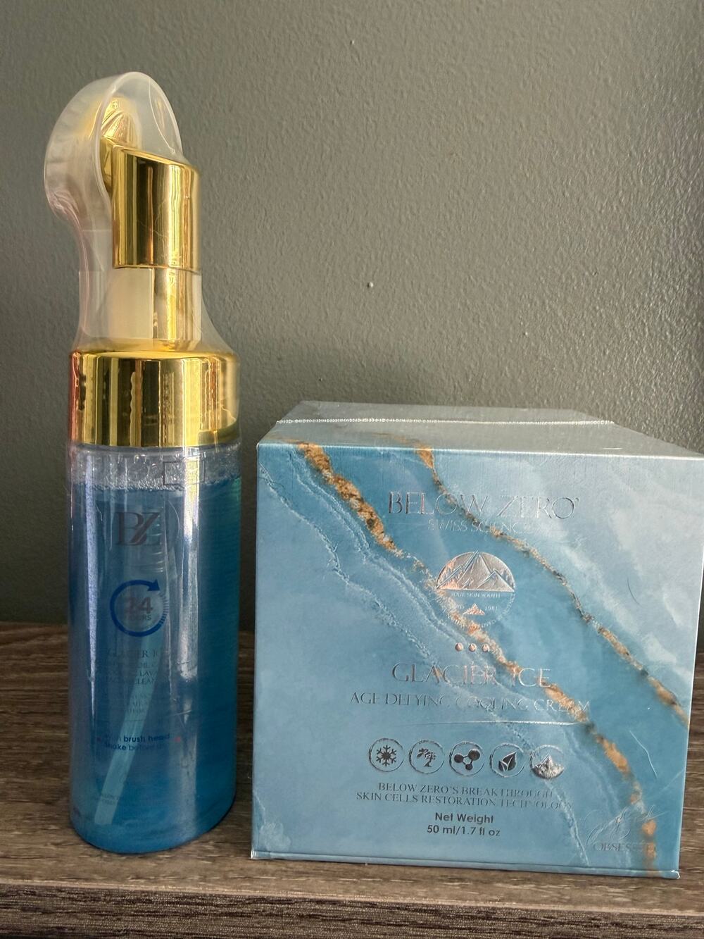 Below Zero Cooling Cream + Lava Foam Skincare Duo